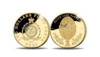 Juveliir Peter Carl Fabergé 175. sünniaastapäevale pühendatud kuldmünt 0,5g
